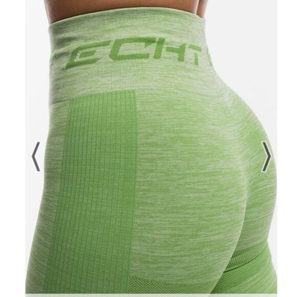 ECHT Arise Pure Seamless Leggings Green Tea Size Small Yoga Gym Workout Fitness - Picture 7 of 9